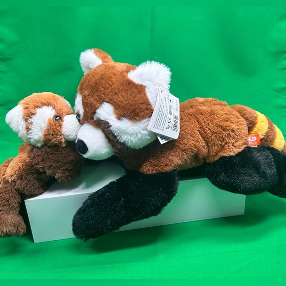 Wild Republic Bundle Of 2 Red Panda EcoKins Plush Soft Stuffed Zoo Animal Toy - Picture 14 of 14